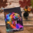 Protective Case for Lenovo Tab M10 (Gen 3) PU Leather Flip Cover Pattern Printed Tablet Stand Case with Card Slots - Colorful Tiger - 7