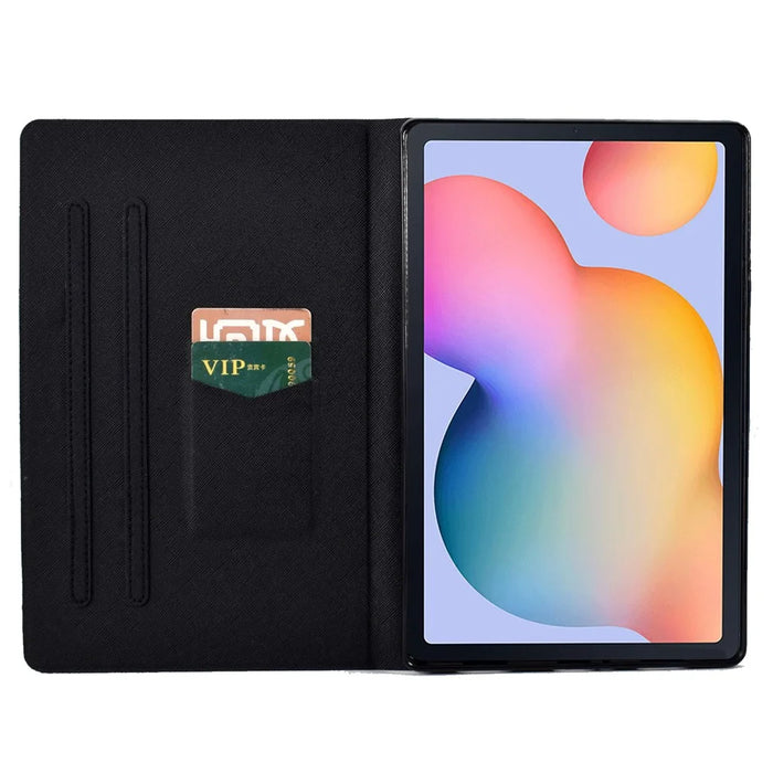 Leather Flip Cover for Samsung Galaxy Tab S6 Lite (2024) / S6 Lite (2022) / S6 Lite (2020) (SM-P610 / 615) Case Pattern Printed - Giraffe - 2