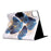 For iPad Air 11 (2026) / (2025) / (2024) / Air (2020) / (2022) / Pro 11 (2022) / (2021) / (2020) / (2018) Leather Cover Pattern Printed Case - Leaf - 6