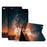 For iPad mini 4 / mini (2019) 7.9 inch Shockproof Case Pattern Printing PU Leather Cover with Stand - Dreaming Sky - 1