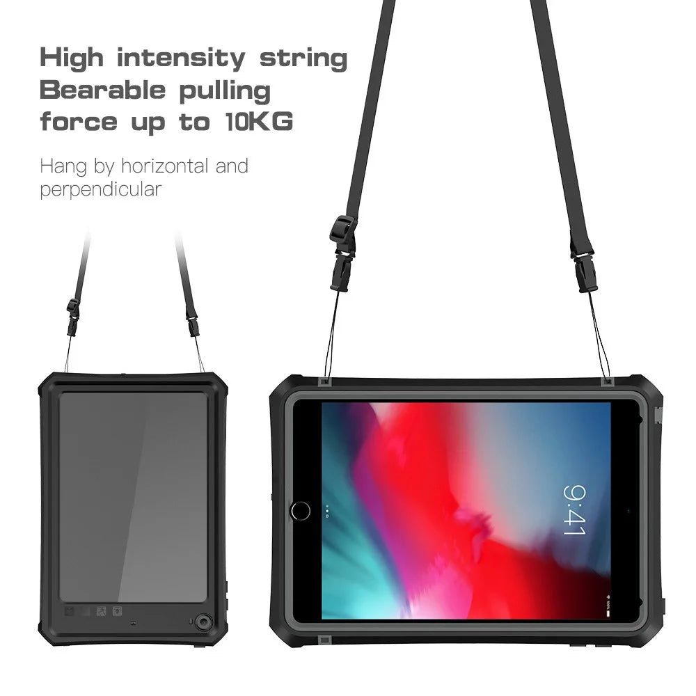 SHELLBOX For iPad mini 4 / mini (2019) 7.9 inch IP68 Waterproof Case Full Body Shockproof Snowproof Dustproof Cover - 5