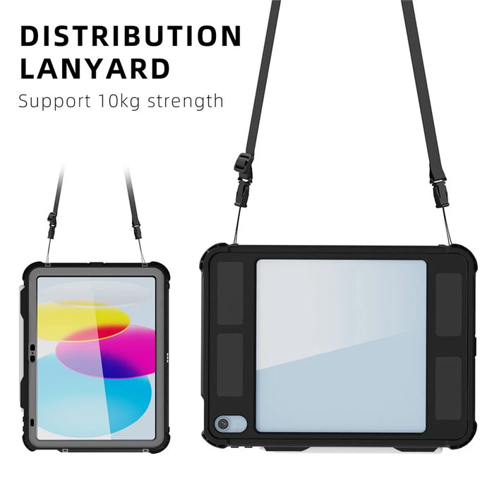SHELLBOX For iPad (2025) / 10.9 (2022) Waterproof Case IP68 Underwater Protective Dustproof Shockproof Tablet Cover - 5
