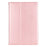 HANMAN 11-inch Tablet Foldable Stand Flip Cover Universal PU Leather Protective Case with Wallet - Rose Gold - 1