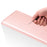 HANMAN 11-inch Tablet Foldable Stand Flip Cover Universal PU Leather Protective Case with Wallet - Rose Gold - 3