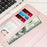 HANMAN Flip Cover for 9-inch Tablet Scratch Resistant Universal PU Leather Protective Case with Stand Wallet - Rose Gold - 5