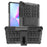 For Lenovo Tab M8 (4th Gen) 2024 TB-301XU / M8 (4th Gen) 2023 TB-300FU Kickstand Tablet Case Tire Texture TPU PC Cover - Black - 1