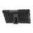 For Lenovo Tab M8 (4th Gen) 2024 TB-301XU / M8 (4th Gen) 2023 TB-300FU Kickstand Tablet Case Tire Texture TPU PC Cover - Black - 2