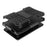 For Lenovo Tab M8 (4th Gen) 2024 TB-301XU / M8 (4th Gen) 2023 TB-300FU Kickstand Tablet Case Tire Texture TPU PC Cover - Black - 3