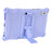 For Lenovo Tab M9 310FU Kickstand Tablet Silicone Case Retro Texture Anti-drop Tablet Cover - Light Purple - 2