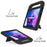 For Lenovo Tab M10 (Gen 3) Tab-328F Kickstand Tablet Case Hand Grip Anti-Drop EVA Tablet Cover - Black - 3