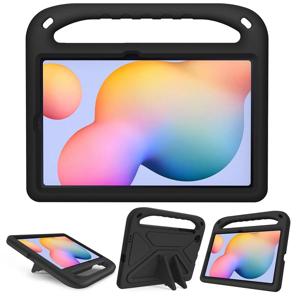 For Samsung Galaxy Tab S6 Lite (2020) / (2022) / S6 Lite (2024) Kickstand EVA Tablet Case Portable Hand Grip Tablet Cover - Black - 2