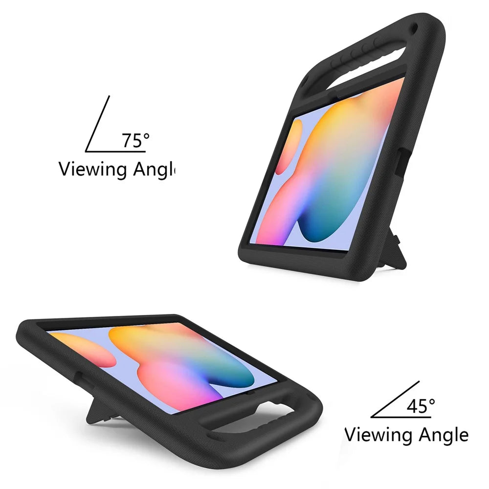For Samsung Galaxy Tab S6 Lite (2020) / (2022) / S6 Lite (2024) Kickstand EVA Tablet Case Portable Hand Grip Tablet Cover - Black - 4