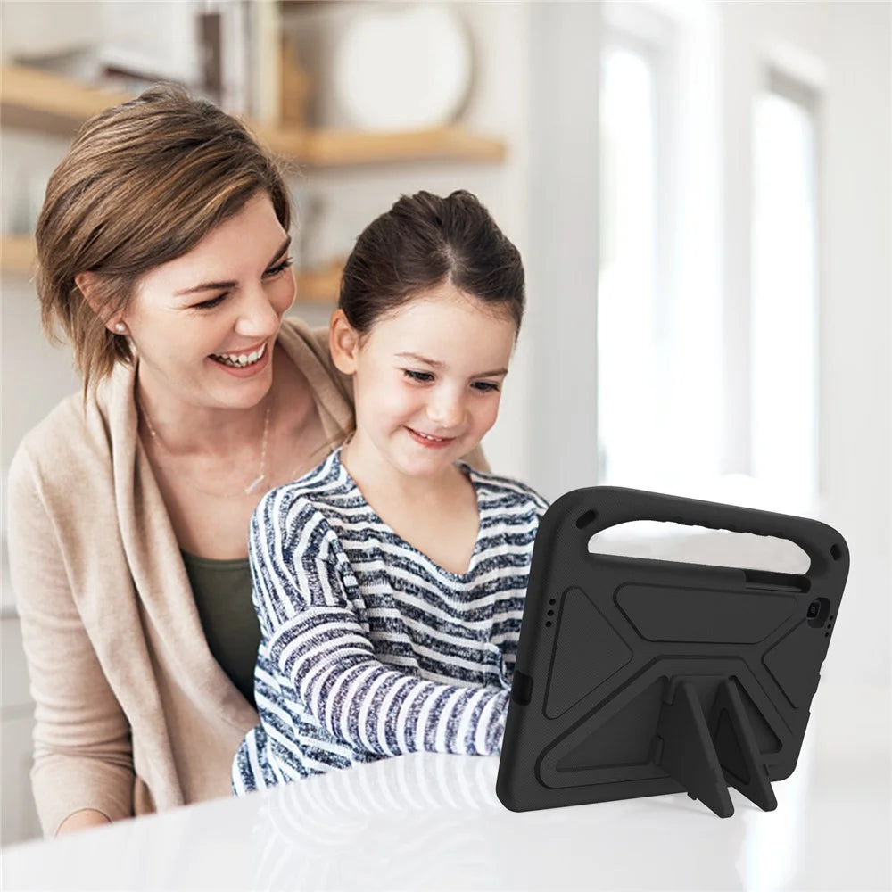 For Samsung Galaxy Tab S6 Lite (2020) / (2022) / S6 Lite (2024) Kickstand EVA Tablet Case Portable Hand Grip Tablet Cover - Black - 5