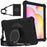 For Samsung Galaxy Tab S6 Lite (2024) / S6 Lite (2022) / S6 Lite (2020) SM-P610 P615 Kickstand Tablet Case with Shoulder Strap - Black - 1
