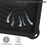 For Samsung Galaxy Tab S6 Lite (2024) / S6 Lite (2022) / S6 Lite (2020) SM-P610 P615 Kickstand Tablet Case with Shoulder Strap - Black - 6
