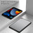 For iPad mini 4 / mini (2019) 7.9 inch PC+TPU Tablet Case Matte Translucent Contrast Color Tablet Cover - Black - 4