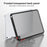 For iPad mini 4 / mini (2019) 7.9 inch PC+TPU Tablet Case Matte Translucent Contrast Color Tablet Cover - Black - 6
