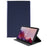 For Lenovo Tab M9 PU Leather Tablet Case Foldable Stand Protective Tablet Cover - Blue - 1