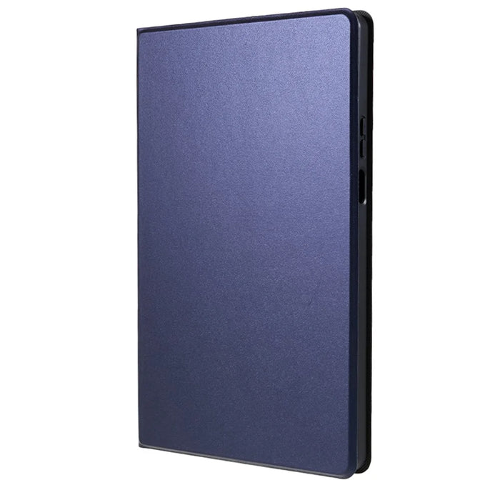For Lenovo Tab M9 PU Leather Tablet Case Foldable Stand Protective Tablet Cover - Blue - 3