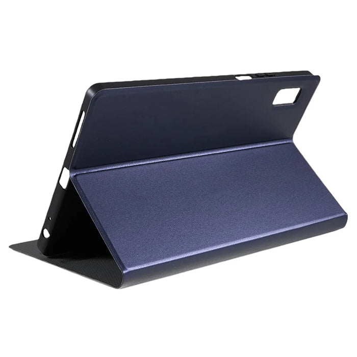 For Lenovo Tab M9 PU Leather Tablet Case Foldable Stand Protective Tablet Cover - Blue - 4