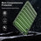 For iPad 10.2 (2021) / (2020) / (2019) TPU Tablet Case Down Jacket Design Air Cushion Shockproof Cover - Green - 3