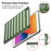 For iPad 10.2 (2021) / (2020) / (2019) TPU Tablet Case Down Jacket Design Air Cushion Shockproof Cover - Green - 7