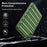 For Samsung Galaxy Tab A 8.0 (2019) SM-T290 (Wi-Fi) / SM-T295 (LTE) Tablet Case Soft TPU Down Jacket Design Protective Cover - Green - 3