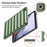 For Samsung Galaxy Tab A 8.0 (2019) SM-T290 (Wi-Fi) / SM-T295 (LTE) Tablet Case Soft TPU Down Jacket Design Protective Cover - Green - 7