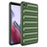 For Samsung Galaxy Tab A7 Lite 8.7-inch T225 T220 TPU Back Cover Down Jacket Design Drop Protection Tablet Case - Green - 1