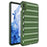 For Samsung Galaxy Tab S7 T870 / Tab S8 X700 Tablet Case Down Jacket Design Soft Touch TPU Cover - Green - 1