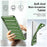 For Samsung Galaxy Tab S7 T870 / Tab S8 X700 Tablet Case Down Jacket Design Soft Touch TPU Cover - Green - 5