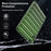 For iPad Air 10.5 inch (2019) Down Jacket Design Tablet Case Soft TPU Shockproof Cover - Green - 3