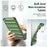For iPad mini 4 / mini (2019) 7.9 inch TPU Tablet Case Soft Puffer Down Jacket Design Back Cover - Green - 5
