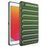 For iPad 9.7-inch (2017) / (2018) Dustproof Soft TPU Tablet Case 3D Puffer Down Jacket Design Cover - Green - 1