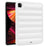 For iPad Pro 11 (2020) / (2021) / (2022) Anti-Dust Candy Color Tablet Shell Case Down Jacket TPU Cover - White - 1