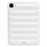 For iPad Pro 11 (2020) / (2021) / (2022) Anti-Dust Candy Color Tablet Shell Case Down Jacket TPU Cover - White - 2