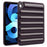 Down Jacket Texture Soft TPU Cover For iPad Air (2020) / (2022) Candy Color Tablet Case - Wine Red - 1
