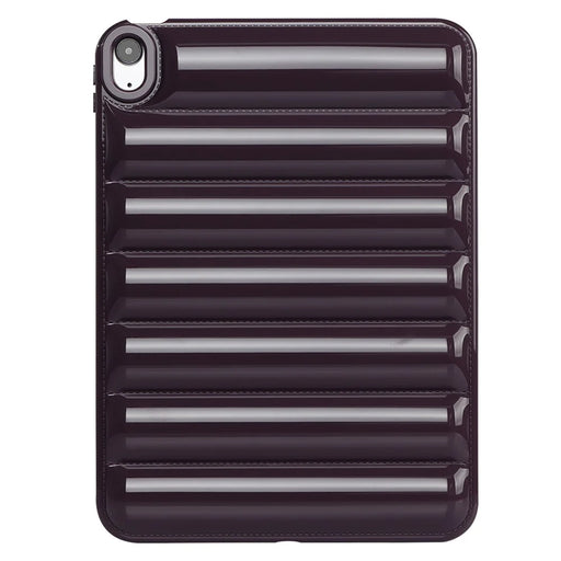 Down Jacket Texture Soft TPU Cover For iPad Air (2020) / (2022) Candy Color Tablet Case - Wine Red - 2