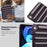 Down Jacket Texture Soft TPU Cover For iPad Air (2020) / (2022) Candy Color Tablet Case - Wine Red - 5