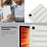 For Samsung Galaxy Tab A7 10.4 (2020) / (2022) T505 / T500 Candy Color TPU Tablet Case Down Jacket Texture Cover - White - 5