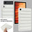 For Samsung Galaxy Tab A7 10.4 (2020) / (2022) T505 / T500 Candy Color TPU Tablet Case Down Jacket Texture Cover - White - 7