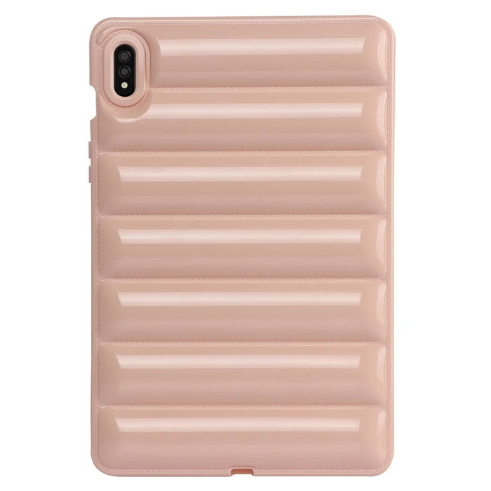 For Samsung Galaxy Tab S7 / S8 / T870 / X700 Tablet Soft TPU Cover Case Down Jacket Shell - Pink - 2