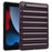 For iPad 10.2 (2021) / (2019) / (2020) Candy Color Tablet Protective Case Down Jacket Texture Soft TPU Cover - Wine Red - 1