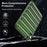 For iPad mini (2024) / mini (2021) 8.3 inch Soft TPU Tablet Case Anti-Drop Down Jacket Design Back Cover - Green - 3
