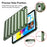 For iPad mini (2024) / mini (2021) 8.3 inch Soft TPU Tablet Case Anti-Drop Down Jacket Design Back Cover - Green - 7