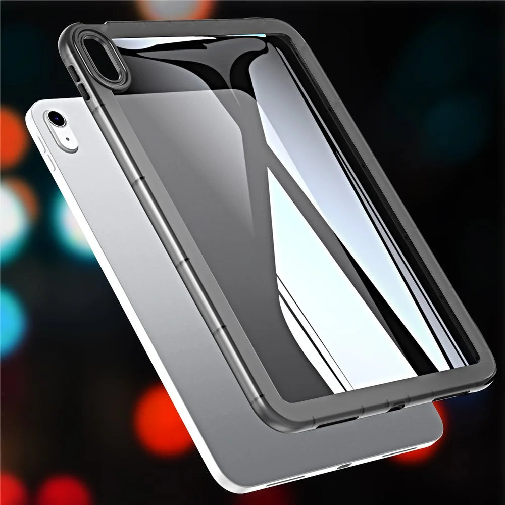 Protective Tablet Case for iPad mini (2024) / mini (2021) Anti-Scratch Clear TPU Cover - Grey - 2