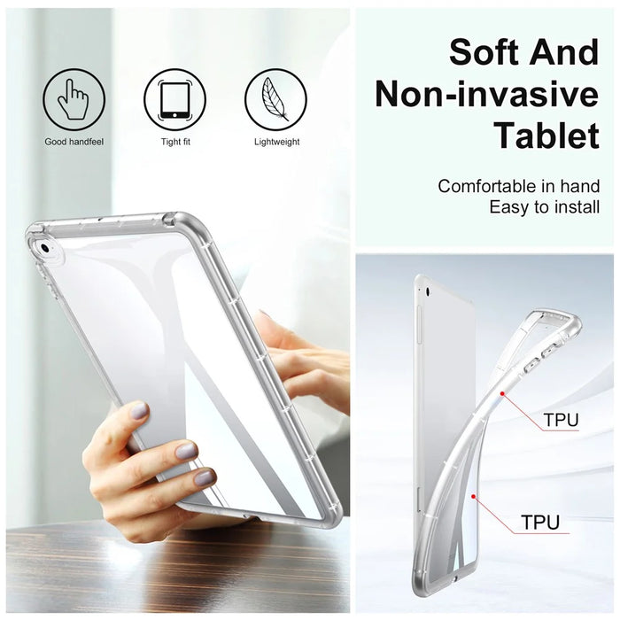 For iPad mini 4 / mini (2019) 7.9 inch TPU Tablet Case Transparent Protective Cover - Transparent - 5