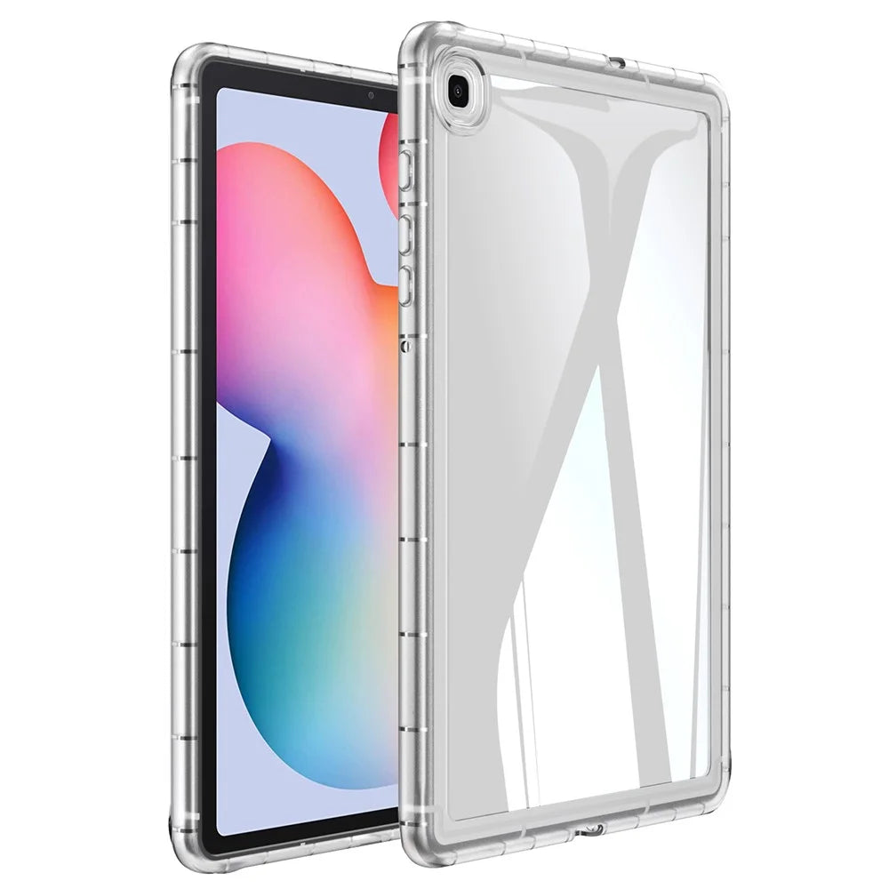 For Samsung Galaxy Tab S6 Lite (2024) / S6 Lite (2022) / S6 Lite (2020) SM-P610 P615 Transparent Tablet Case TPU Tablet Cover - Transparent - 1