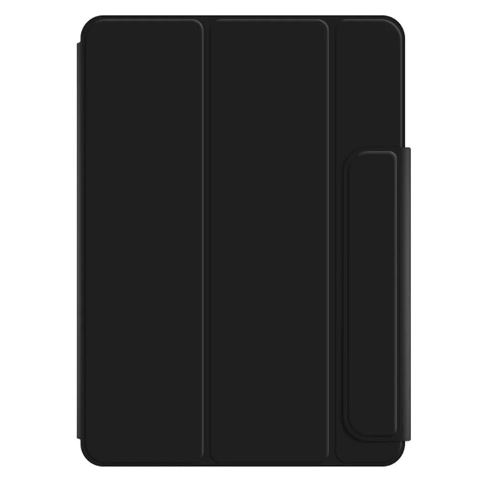 For OnePlus Pad PU Leather Tablet Case Magnetic Tri-fold Protective Cover with Stand - Black - 3
