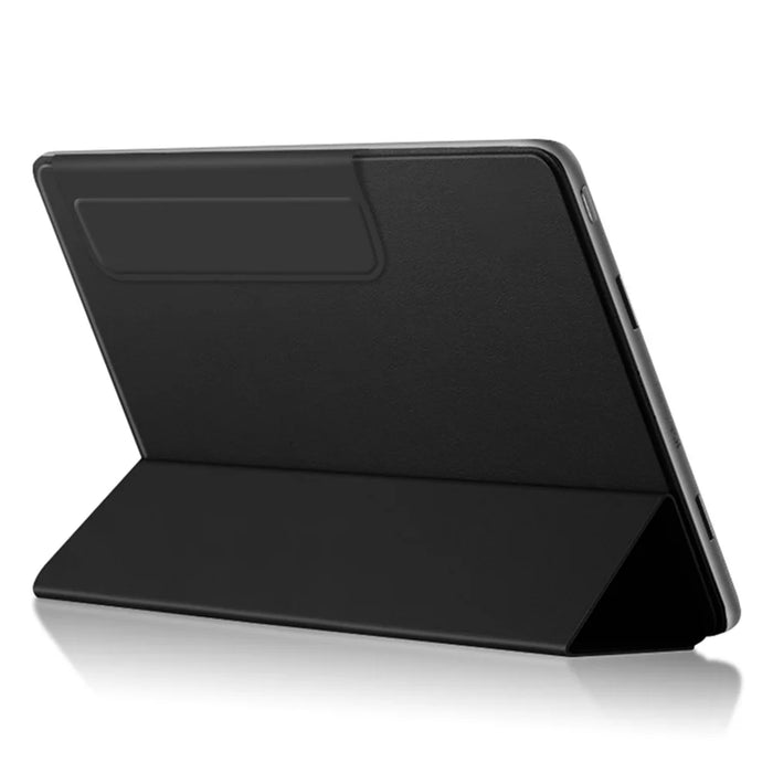 For OnePlus Pad PU Leather Tablet Case Magnetic Tri-fold Protective Cover with Stand - Black - 5